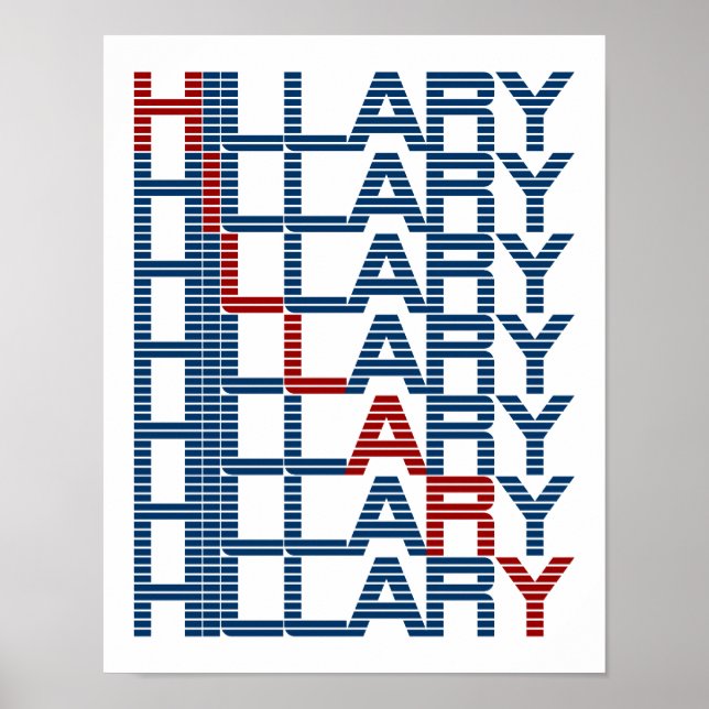 Póster textoPilhasClinton hillary (Frente)