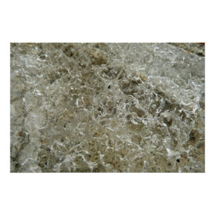 Póster Textura Abstrata de Gelo Glacial da Natureza