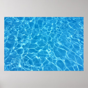 Póster Textura Azul