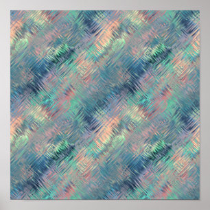 Póster Textura Azul de Alexandrite
