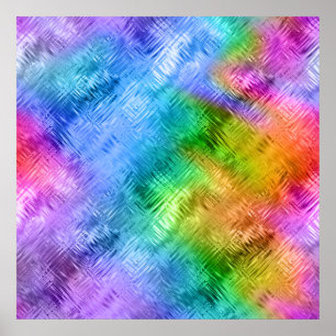 Póster Textura Azul de Topaz Mística