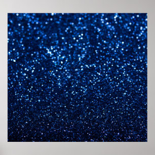 Poster Textura azul esfestiva