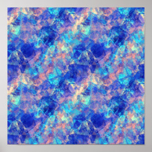 Póster Textura Azure Azure Azul Cruzada