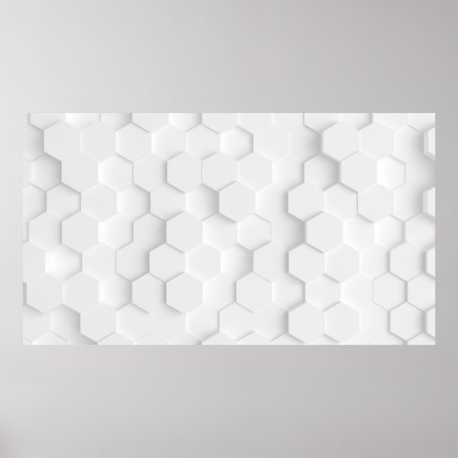 Poster Textura branca de fundo. 3d, 3d ing. (Frente)
