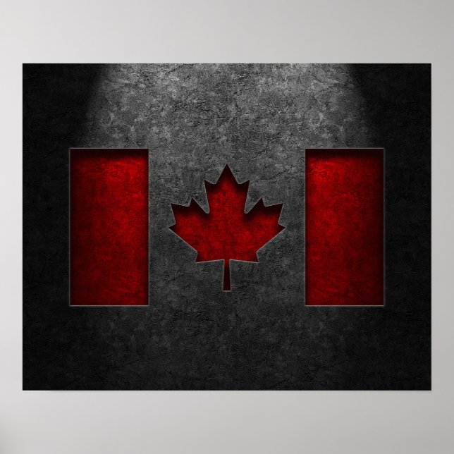 Póster Textura canadense de pedra (Frente)