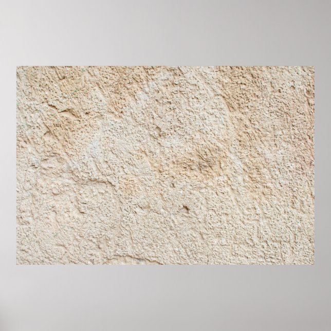 Poster Textura clara da parede antiga, camada de concre (Frente)