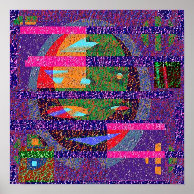 Póster Textura Composição 1.2d (Frente)