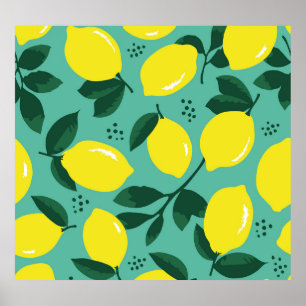 Poster Textura creativa de tinta azul-rosa, abstrato.