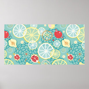 Poster textura da fruta