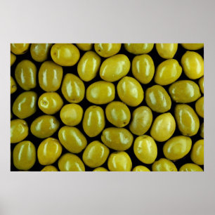 Póster Textura das azeitonas