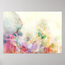 Póster textura de abstrato com pintura aquosa