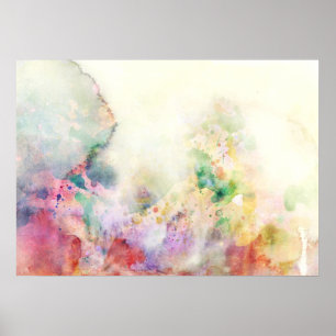 Póster textura de abstrato com pintura aquosa