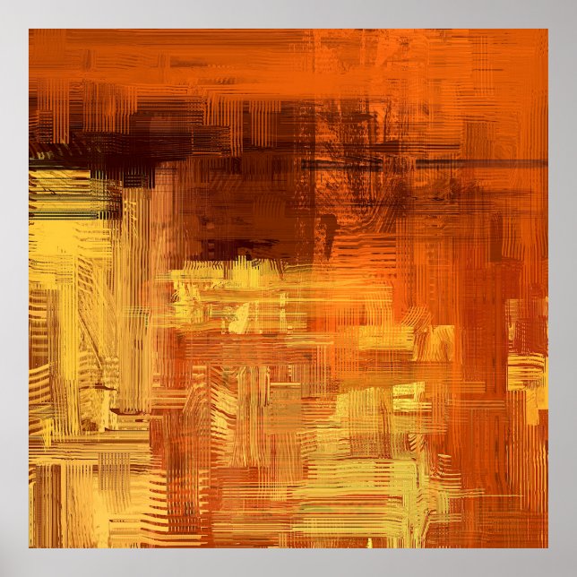 Poster textura de abstrato. Ilustração 2d. Mão expressiva (Frente)