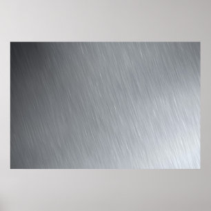 Poster Textura de aço inoxidável com destaques da