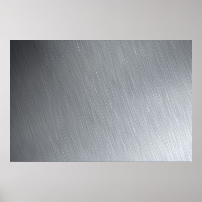 Poster Textura de aço inoxidável com realces de iluminaçã (Frente)