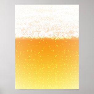 Poster Textura de cerveja