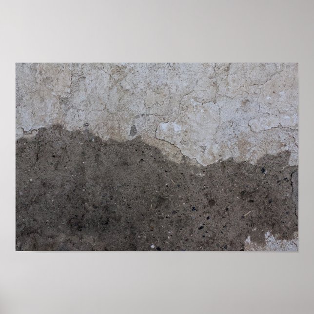 Poster Textura de Concreto Abstrato (Frente)