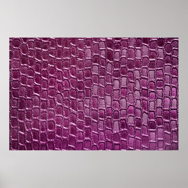 Poster Textura de couro roxo (Frente)