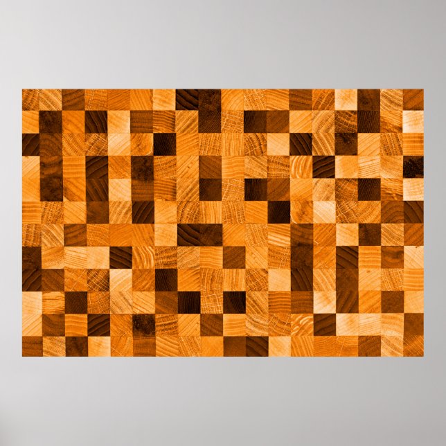 Poster textura de fundo abstrato da madeira do final s (Frente)