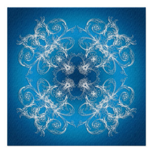 Póster textura de gradiente abstrato barroco.