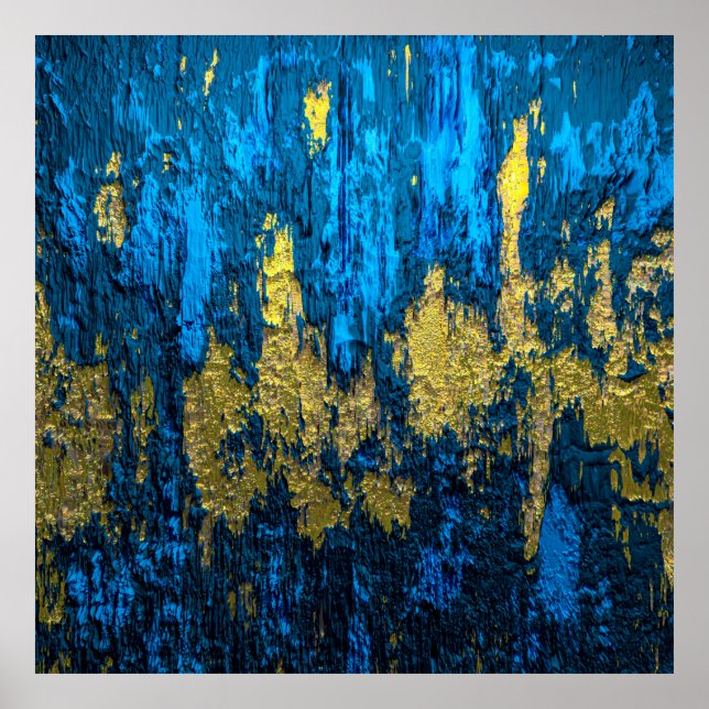 Poster Textura de ouro de luxo. (Frente)