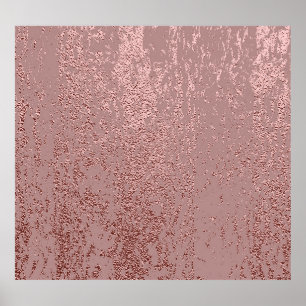 Poster Textura de ouro metálico, quartzo rosa.