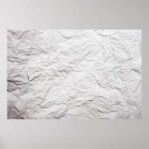 Poster Textura de papel enrugada