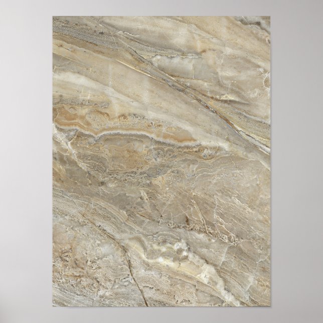Poster textura de pedra marrom (Frente)