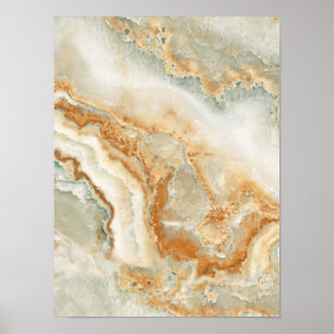 Poster Textura de pedra marrom e bege