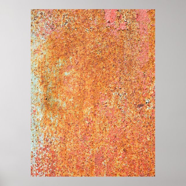 Poster Textura do antigo metal revestido, idade, anc (Frente)