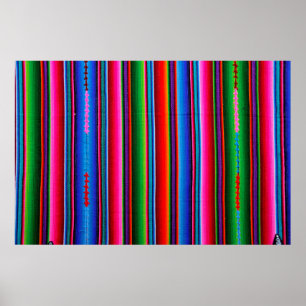 Poster Textura do tecido mexicano