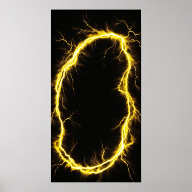 Poster Textura eletrizante de peles negras (Frente)