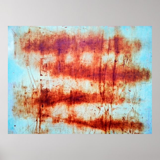 Poster Textura enferrujada (Frente)