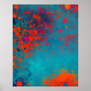 Poster Textura fractal abstrata