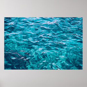 Poster Textura marinha do oceano aquático