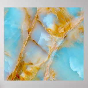 Poster Textura mármica, interior colorido de um ninho.