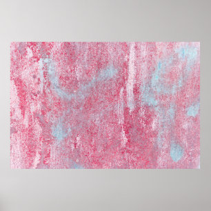 Poster Textura metálica com arranhões e abstrato de fissu