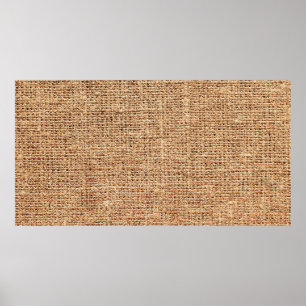 Poster Textura natural de linho como fundo
