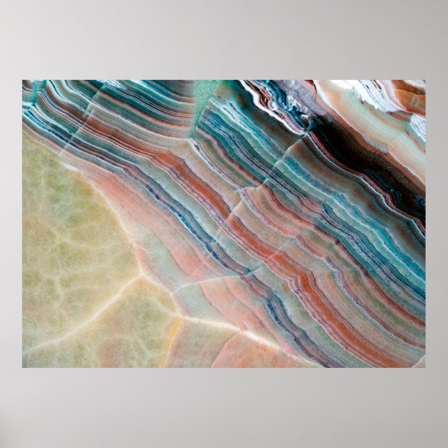 Poster textura onyx marble, fundo de pedras naturais (Frente)