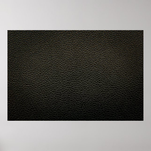 Poster Textura ou fundo de couro preto. abstrato, anim (Frente)
