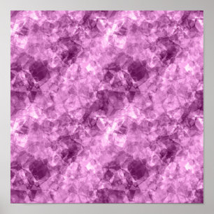 Póster Textura Rosa Escuro Crumplada