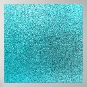 Poster Textura Sparkle Azul Azul de Cor de Falso Azul bri