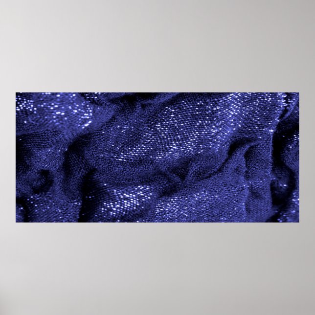 Poster Textura. Tecido azul escuro. Contexto decorativo d (Frente)