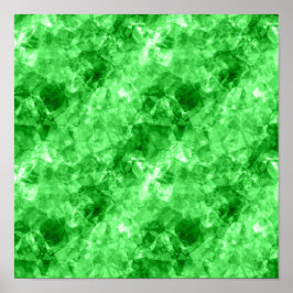 Poster Textura Verde Amassada