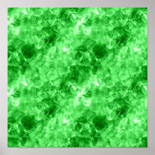 Poster Textura verde amassada