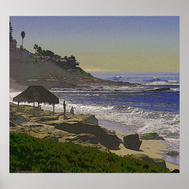 Póster Textura Windansea (Frente)