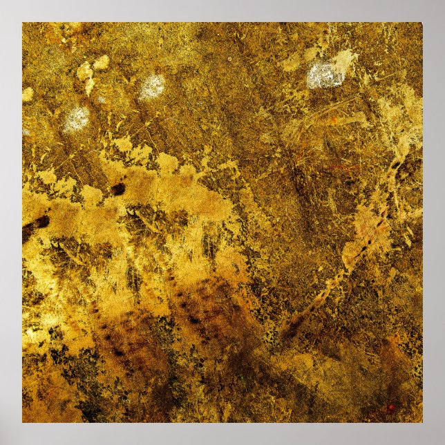 Poster Textureabstrato de laranja, antigo, antigo, antigo (Frente)