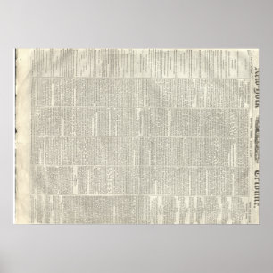 Poster Thaddeus Stevens morre, New York Tribune 8/14/1868