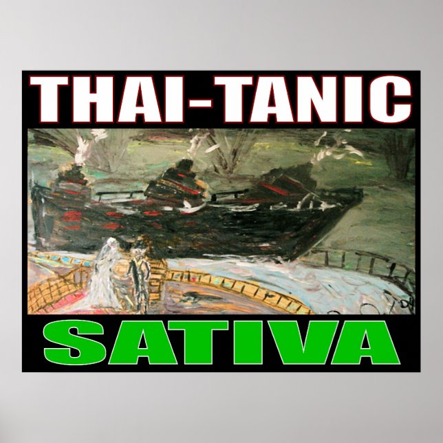 PÓSTER THAI TANIC SATIVA (Frente)
