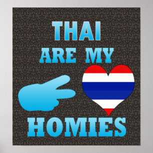 Poster Thais é meu Homies